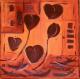 HEARTS 4 - Gabriele Pfeiffer - Acryl auf Leinwand - Abstrakt - 