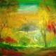 Fantasielandschaft (2010) - Agnes Vonhoegen - Acryl auf Leinwand - Sonstiges - 