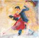 Tango2 - Wilfried Temp -  auf Leinwand-Nessel - Menschen-Zuneigung - 