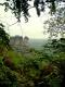 Naturpark \SÃ¤chsische Schweiz\ bei Dresden - Wolfgang Bergter - - auf Leinwand - BÃ¤ume-Berge-Wald-Wolken-Sommer-Regen - 