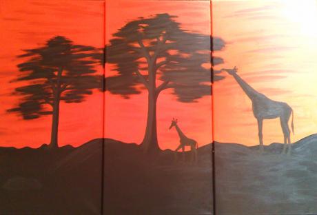 Giraffen in Afrika - Britta Müller - auf Array - Array - Giraffen in Afrika - Britta Müller - auf Array - Array -