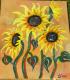 Sonnenblume - Aleksandra Schoenfeld - Acryl auf Leinwand - Sonnenblumen - 