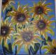 Sonnenblume - Aleksandra Schoenfeld - Acryl auf Leinwand - Sonnenblumen-Freude-Harmonie-StÃ¤rke - 