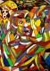 ---Verwirrung - Dagmar Richter - Acryl auf Leinwand - Fantastisch-Menschen-Mystik - 