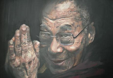 PORTRÄT TENZIN GYATSO, DER 14. DALAI LAMA - wanda spirit -  auf  - Array - 