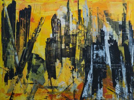 yellow-black,City-Serie - wolfgang mayer - Array auf  - Array - 