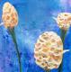 bienkorb-ingwer - Sabine Kaufmann - Acryl auf Leinwand - Blumen - 