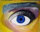 Auge Kein Alleinsein - Jennifer Ntouranidis - Acryl auf  - Gesichter - 