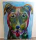 ---Hund ganz bunt  - ulrike beckmann -  auf  - Abstrakt-Fantastisch-Hunde - 