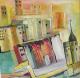 Die Stadt 2 - Sonia Lanz - Acryl auf Karton-Leinwand -  - 