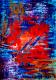 Cut Blue - Arno Diedrich - Acryl auf Leinwand - Abstrakt - Abstrakt